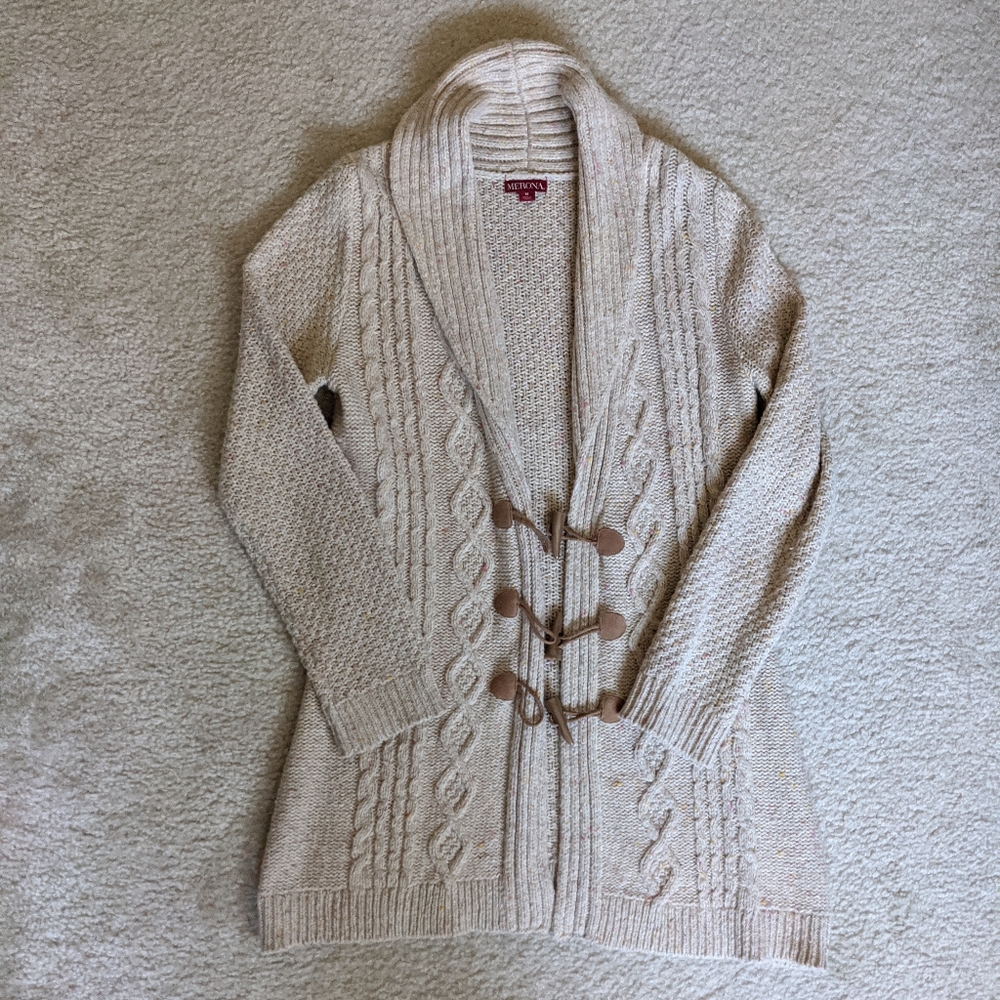 Merona cardigan cable knit sweater